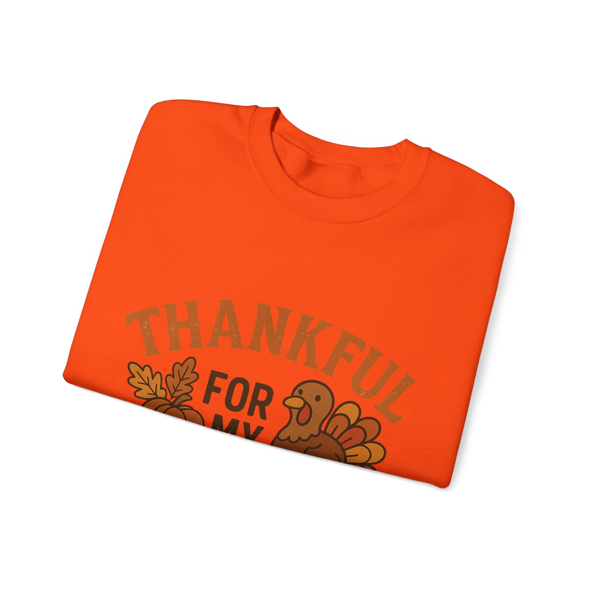 Thankful for My Turkeys Sweatshirt, Cozy Autumn Crewneck, Thanksgiving Apparel, Fall Fashion, Family Gathering Outfits