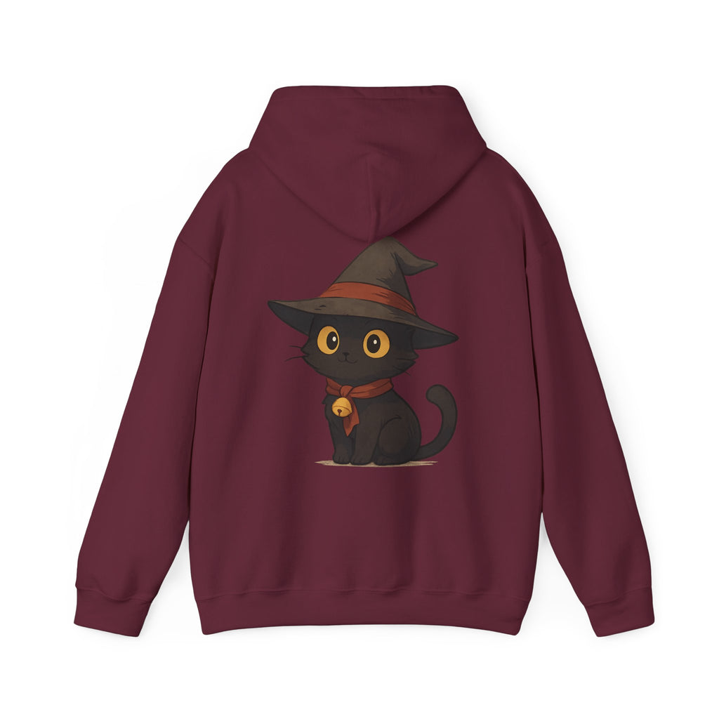 Cozy Cat-Themed Hoodie: Perfect for Halloween, Casual Wear, Cat Lovers, Gift Idea, Unisex Sweatshirt