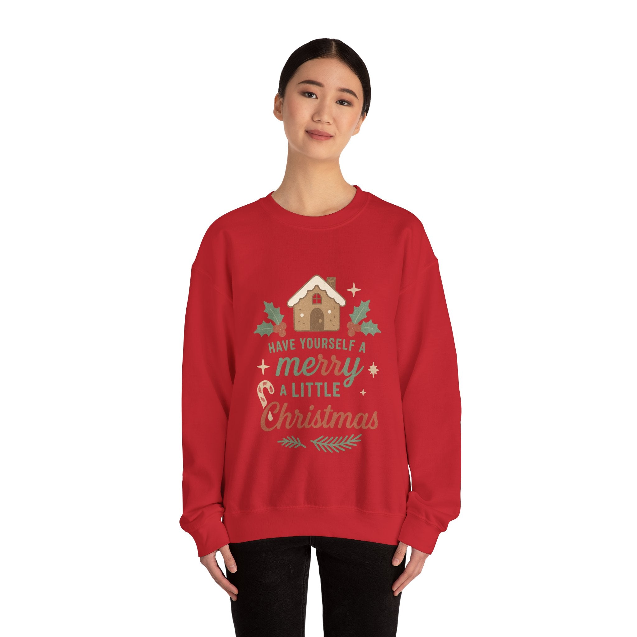 Christmas Crewneck Sweatshirt, Cozy Holiday Apparel, Gift for Him or Her, Merry Christmas Design, Festive Winter Style, Unisex Sweatshirt