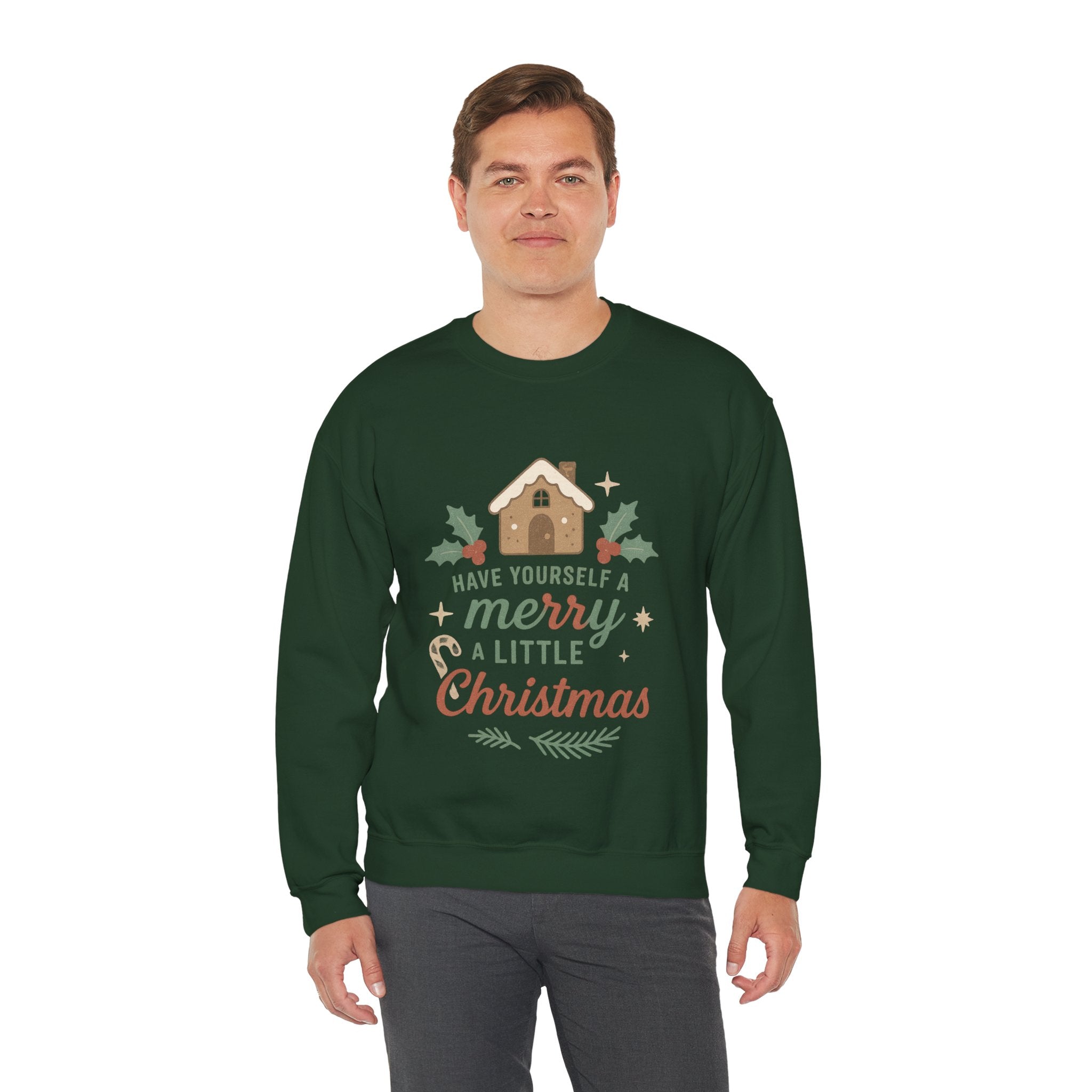 Christmas Crewneck Sweatshirt, Cozy Holiday Apparel, Gift for Him or Her, Merry Christmas Design, Festive Winter Style, Unisex Sweatshirt