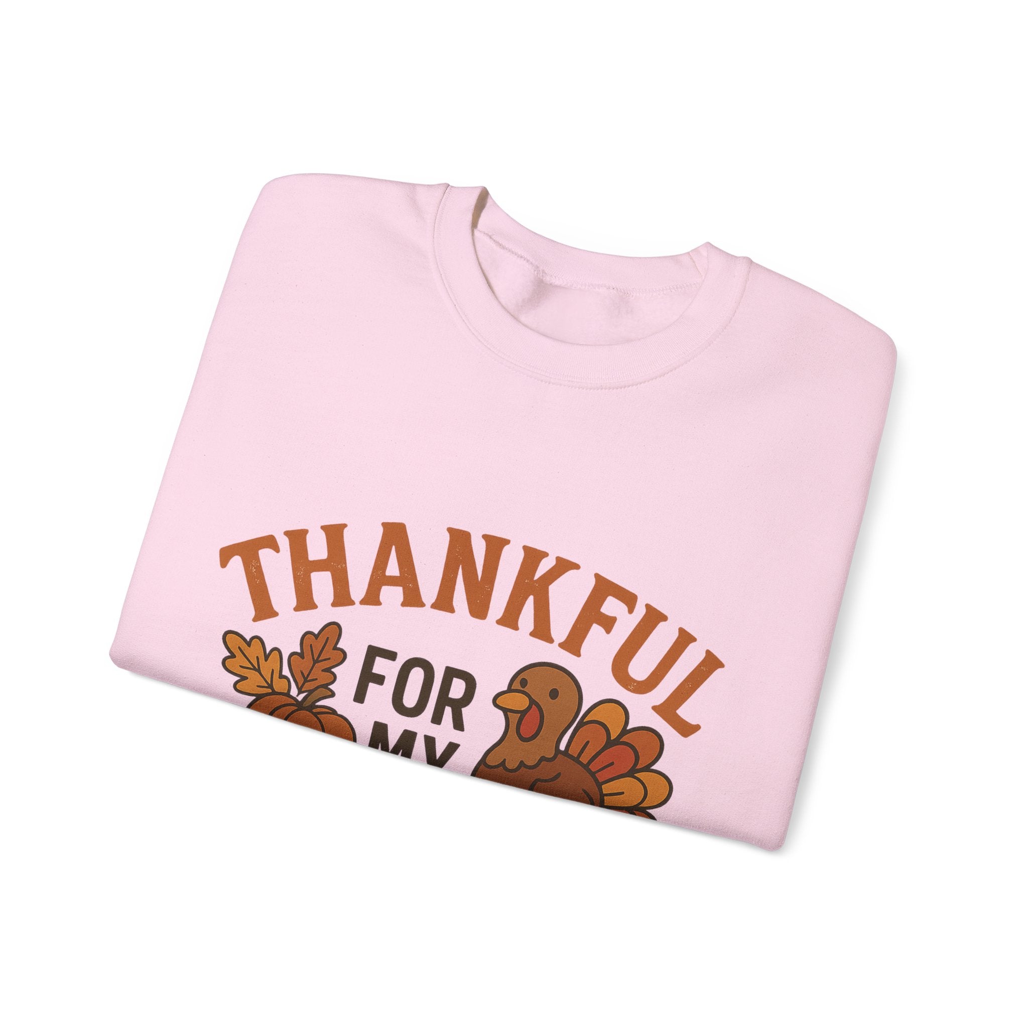 Thankful for My Turkeys Sweatshirt, Cozy Autumn Crewneck, Thanksgiving Apparel, Fall Fashion, Family Gathering Outfits