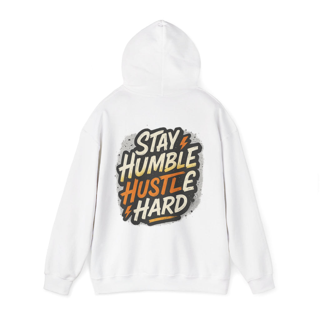 Stay Humble Hustle Hard Hoodie – Inspirational Unisex Sweatshirt, Motivational Apparel, Cozy Hoodie Gift for Students & Go-Getters