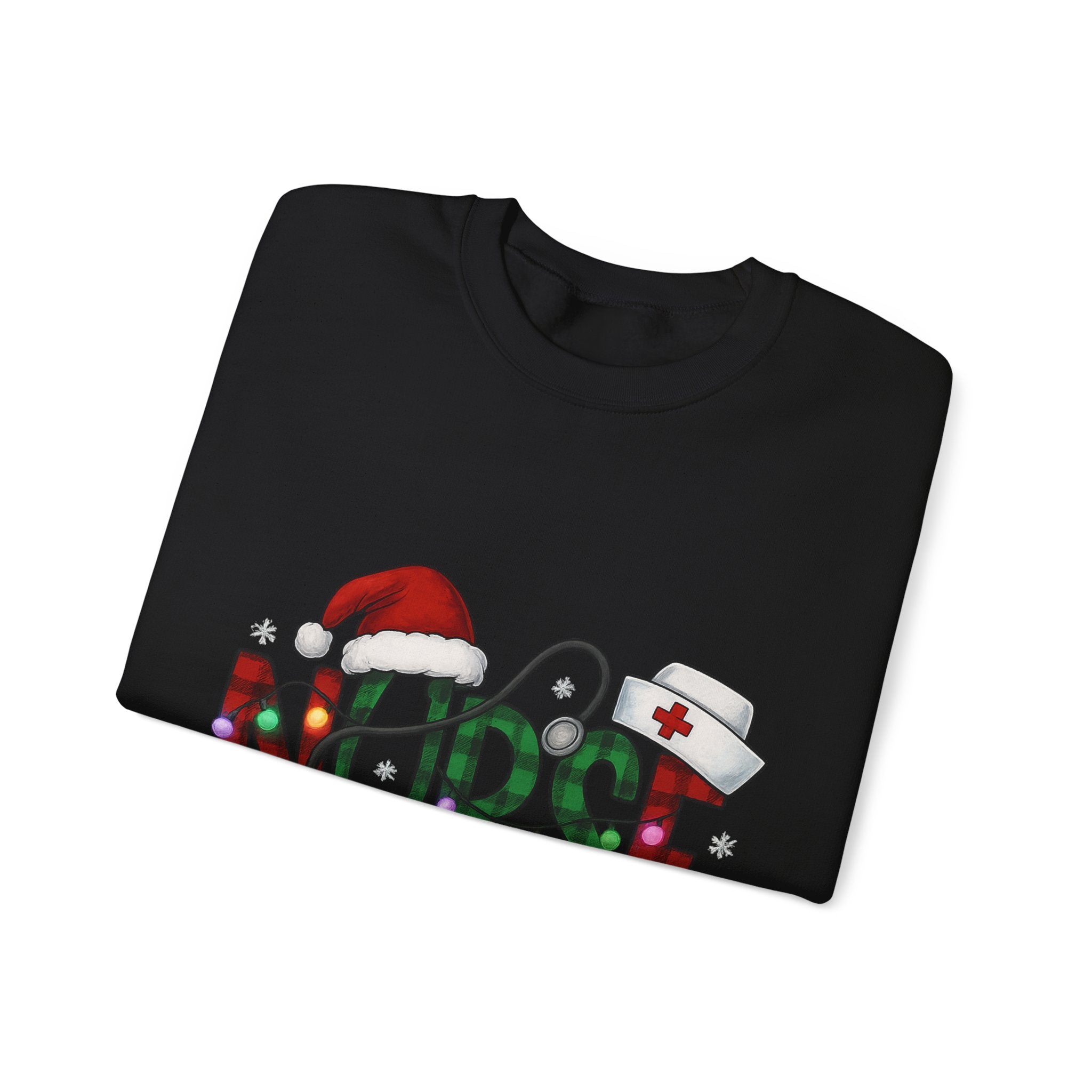 Nurse Holiday Sweatshirt, Christmas Gift for Nurses, Festive Crewneck, Nurse Appreciation, Winter Wardrobe Essential