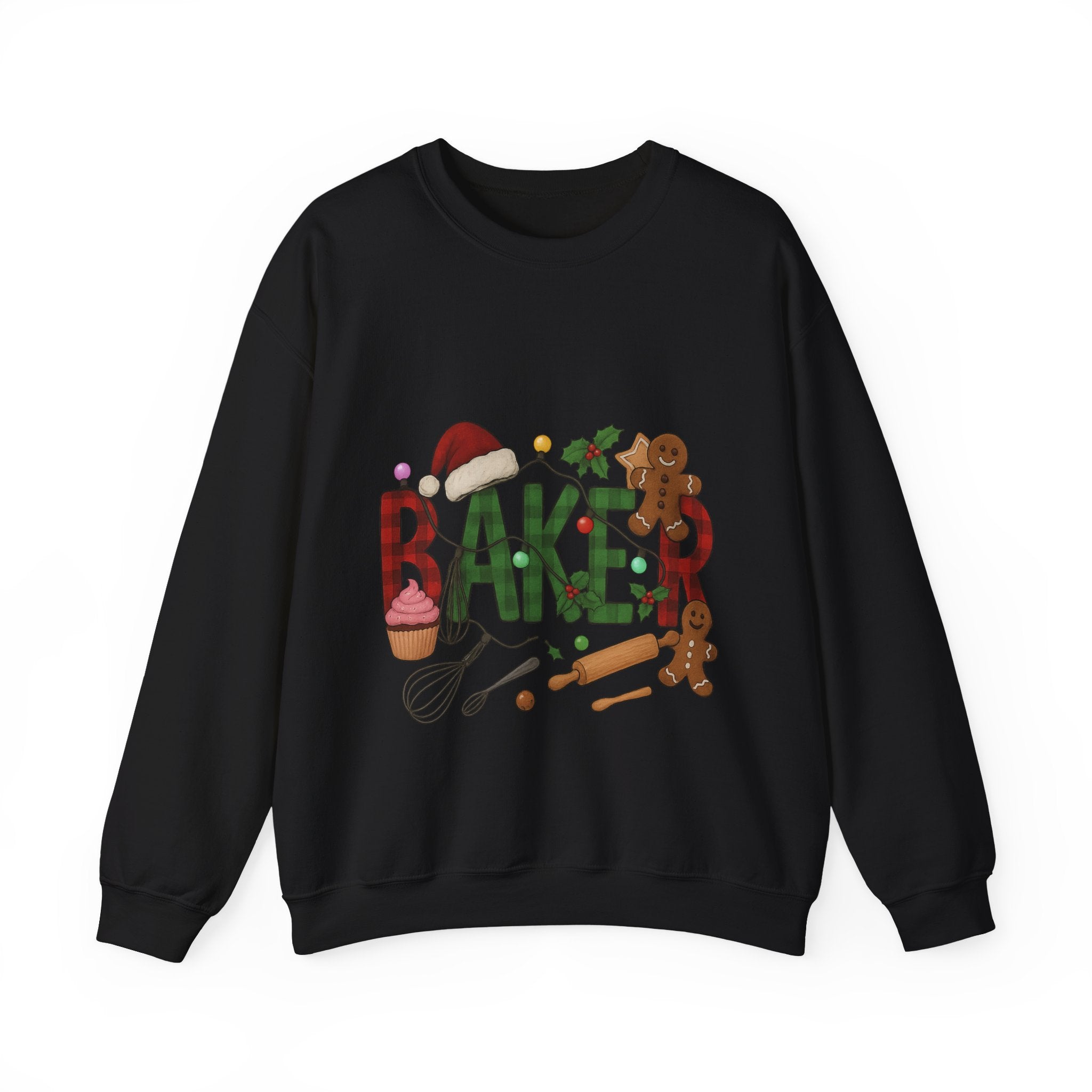Cozy Baker Sweatshirt, Holiday Baking Gift, Unisex Sweater, Christmas Apparel, Gift for Bakers, Cute Baking Crewneck