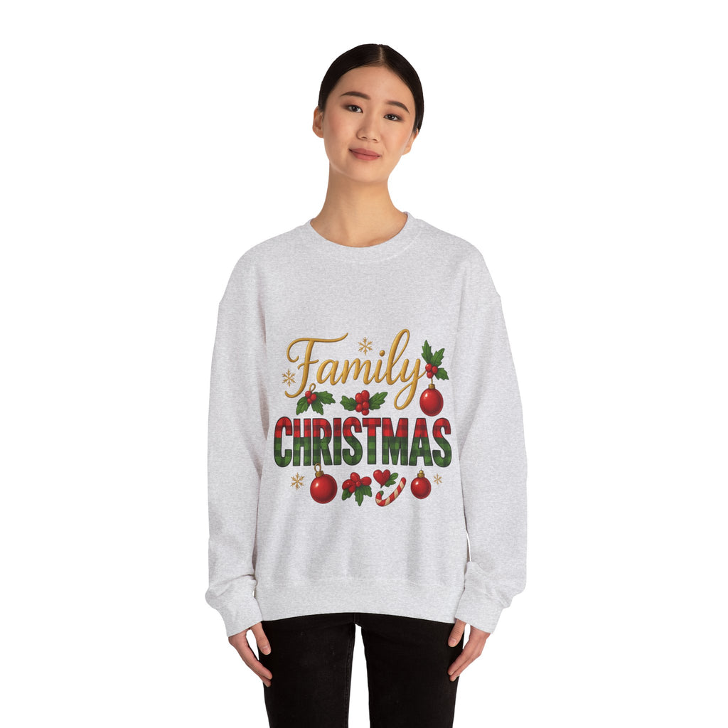 Family Christmas Crewneck Sweatshirt | Cozy Holiday Sweater, Family Gathering Gift, Matching Christmas Outfits, Winter Apparel, [...]