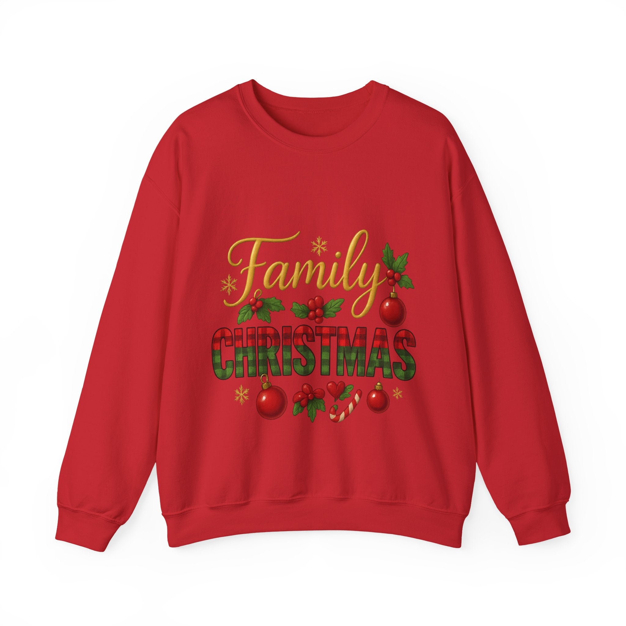 Family Christmas Crewneck Sweatshirt | Cozy Holiday Sweater, Family Gathering Gift, Matching Christmas Outfits, Winter Apparel, [...]