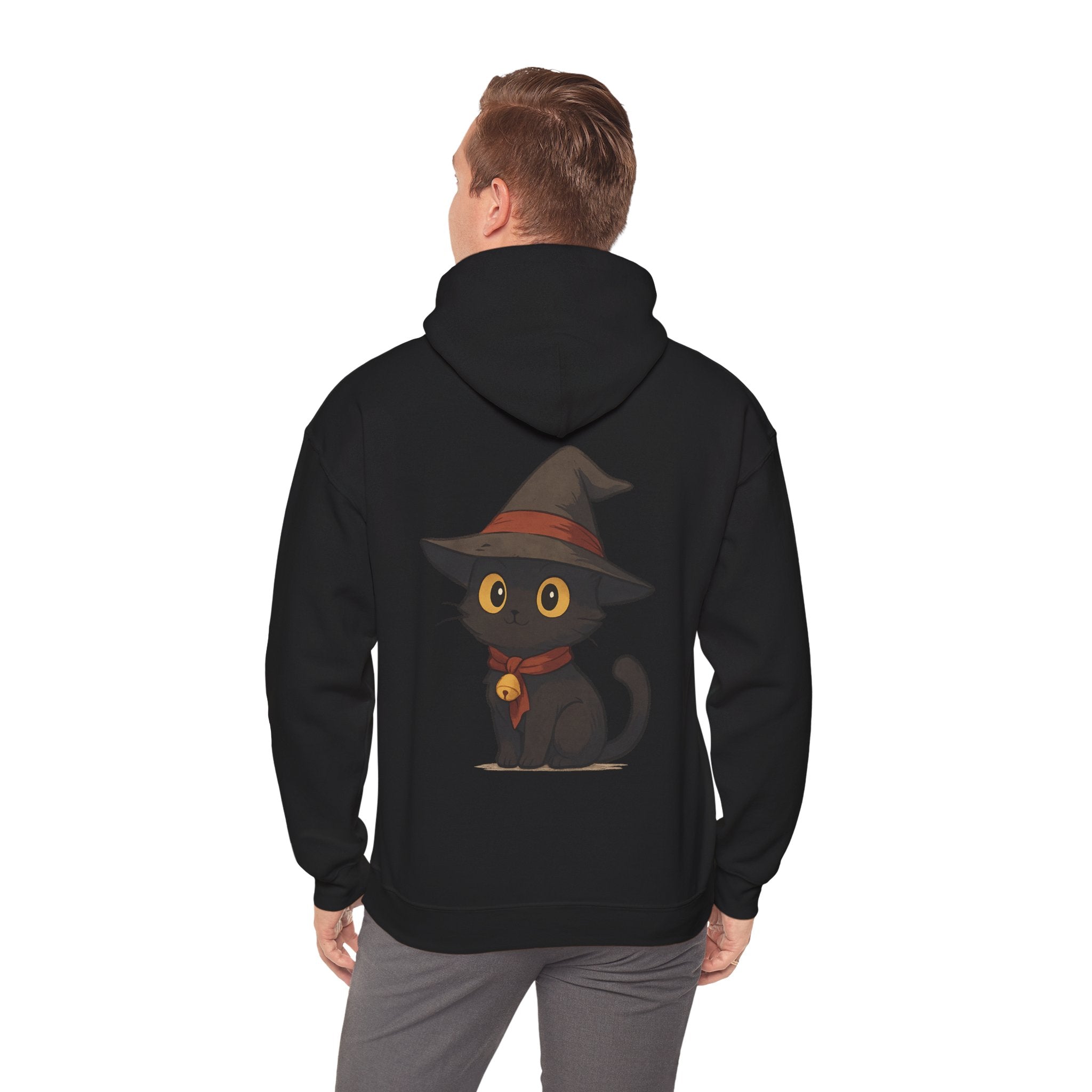 Cozy Cat-Themed Hoodie: Perfect for Halloween, Casual Wear, Cat Lovers, Gift Idea, Unisex Sweatshirt