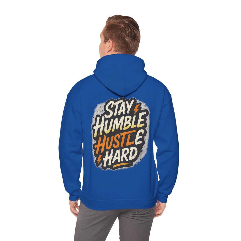 Stay Humble Hustle Hard Hoodie – Inspirational Unisex Sweatshirt, Motivational Apparel, Cozy Hoodie Gift for Students & Go-Getters