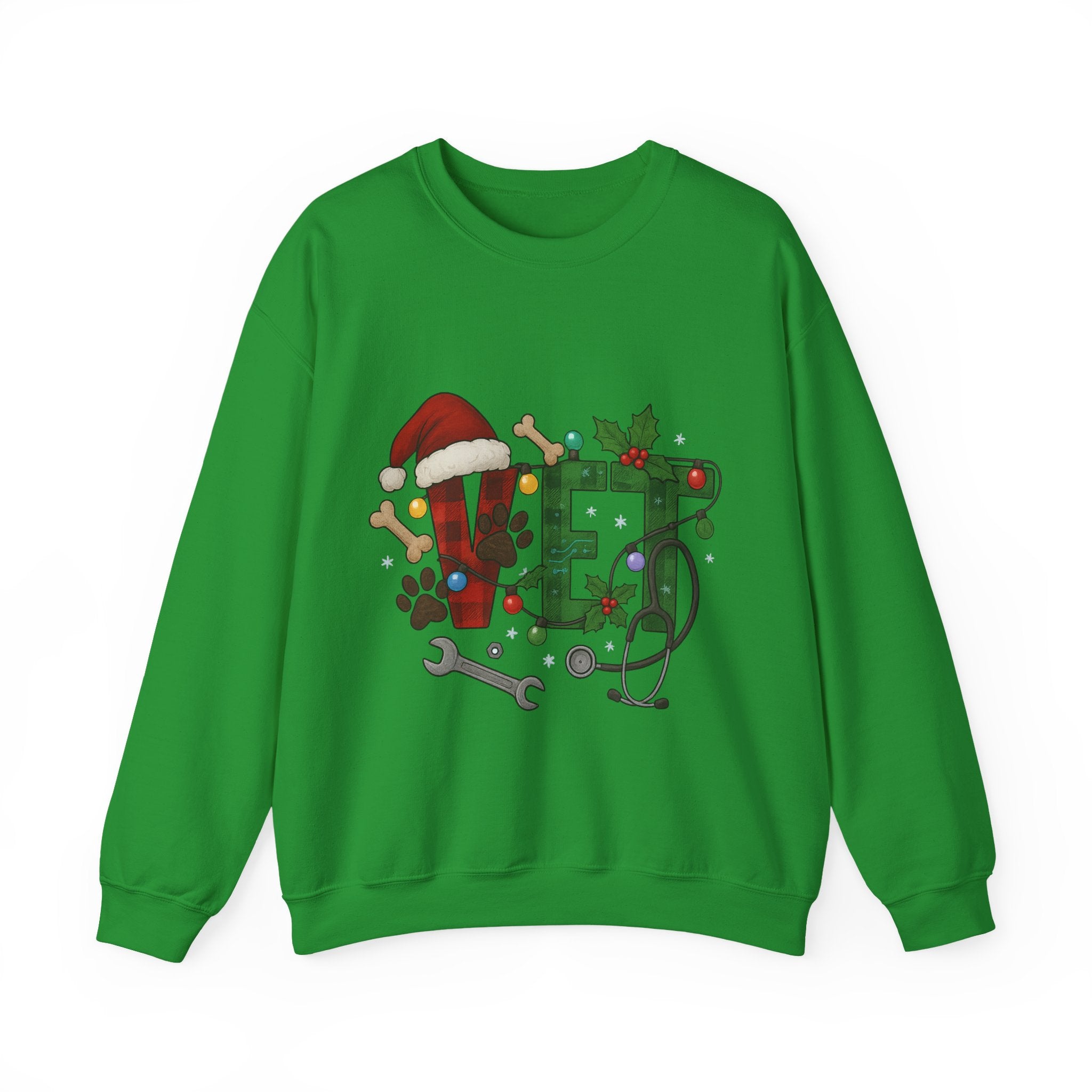 Holiday Vet Sweatshirt - Festive Veterinary Crewneck, Perfect for Animal Lovers, Christmas Gift, Cozy Winter Apparel, Pet Care