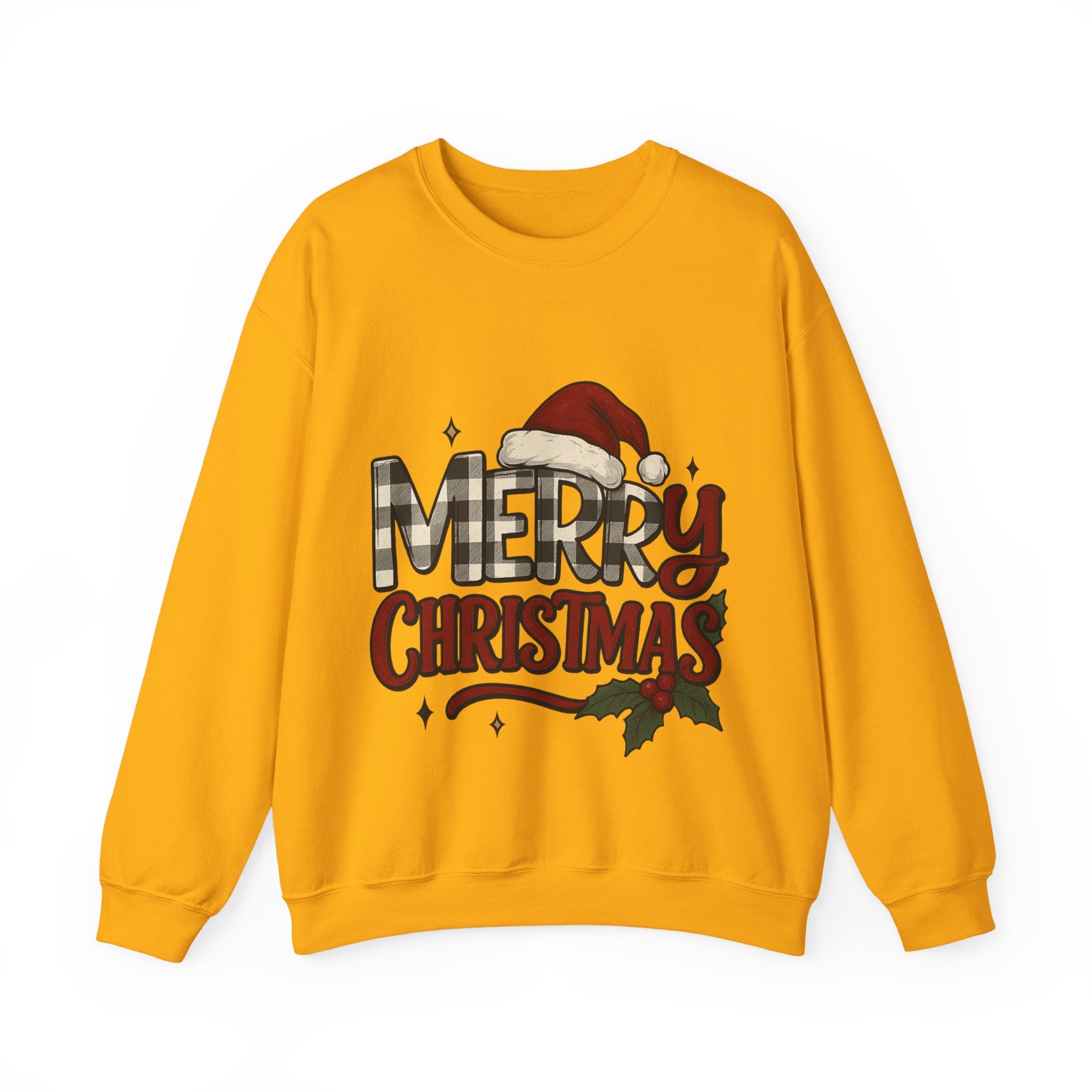 Merry Christmas Crewneck Sweatshirt, Holiday Apparel, Unisex Sweatshirt, Cozy Christmas Gift, Winter Fashion, Festive Wear