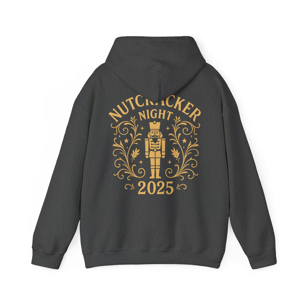 Nutcracker Night Unisex Hoodie - Festive Holiday Sweatshirt, Christmas Gift, Winter Apparel, Cozy Layer, Nutcracker Collectible